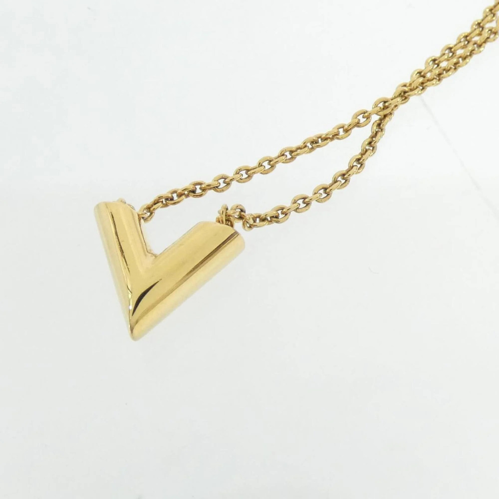 LOUIS VUITTON Gold Necklace - Picture 3 of 5